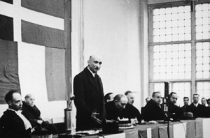 Besuch von Robert Schuman am 15. Dezember 1955
